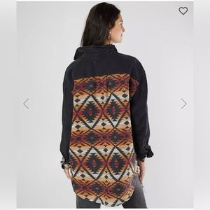 Women’s Free People Echo Rock Washed Shirt. Size Large. NWOT